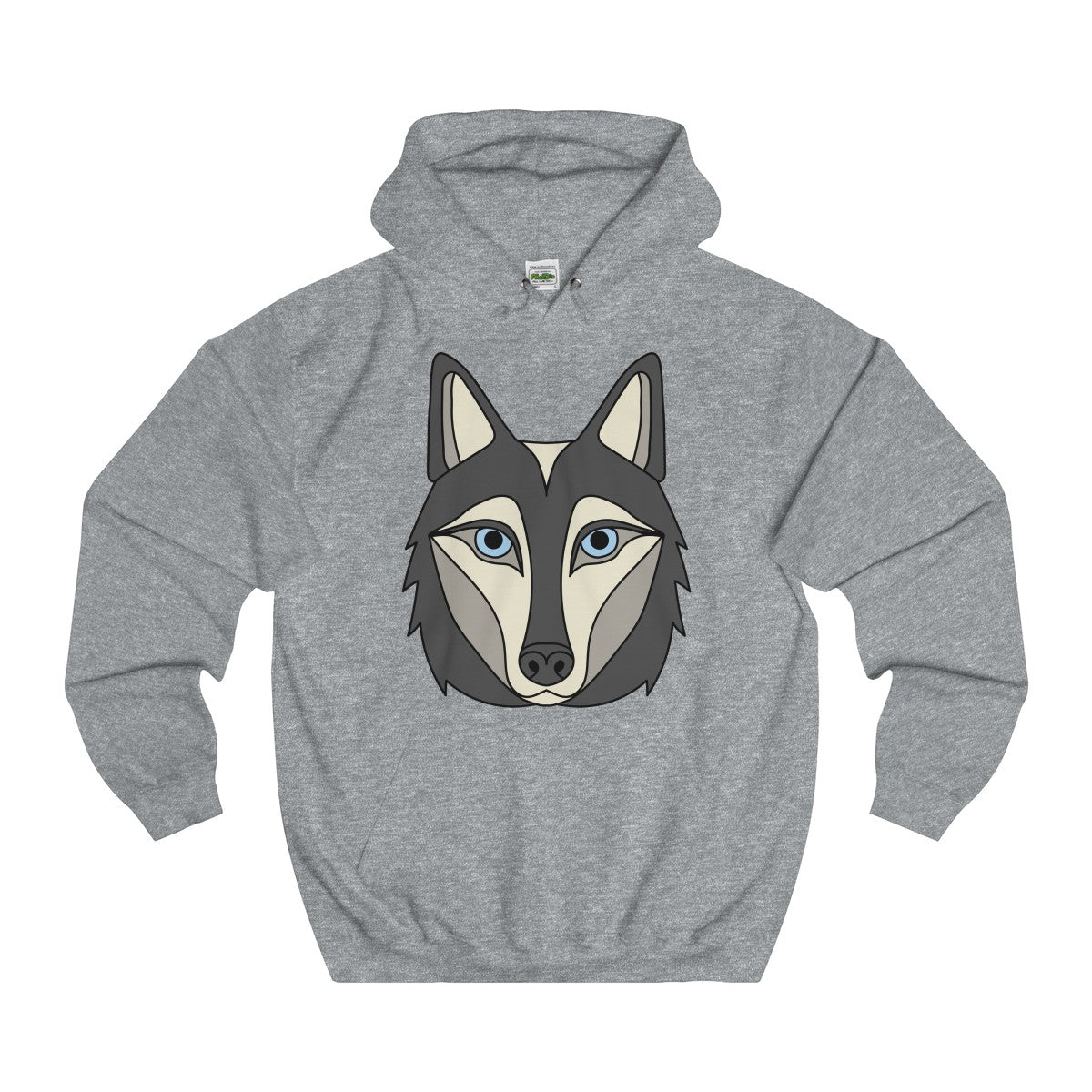 Grey shop wolf hoodie