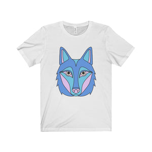 Blue & Pink Wolf T-Shirt