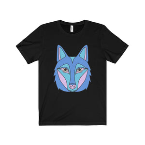 Blue & Pink Wolf T-Shirt