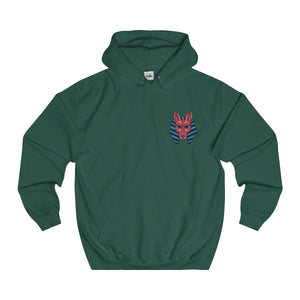 Red & Blue Pocket Anubis Hoodie