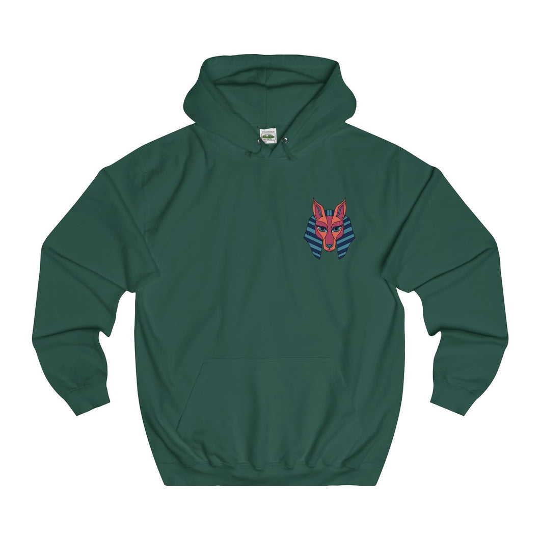 Red & Blue Pocket Anubis Hoodie