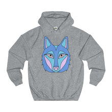 Blue & Pink Wolf Hoodie