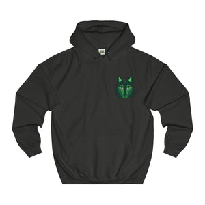 Green Pocket Wolf Hoodie