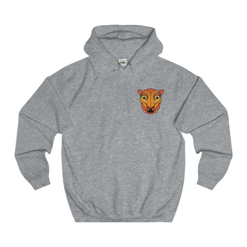 Orange Pocket Jaguar Hoodie