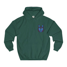 Blue Pocket Wolf Hoodie