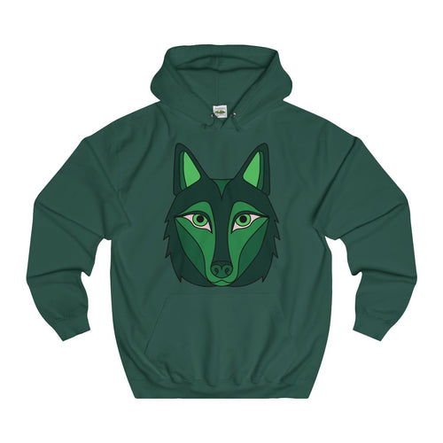 Green Wolf Hoodie