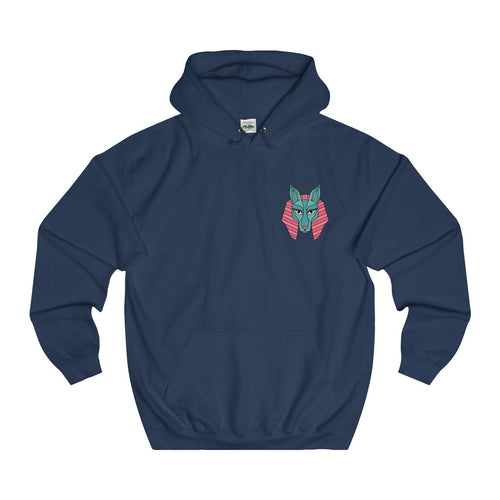 Blue & Pink Pocket Anubis Hoodie