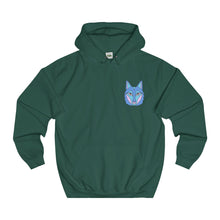 Blue & Pink Pocket Wolf Hoodie