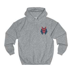 Red & Blue Pocket Anubis Hoodie