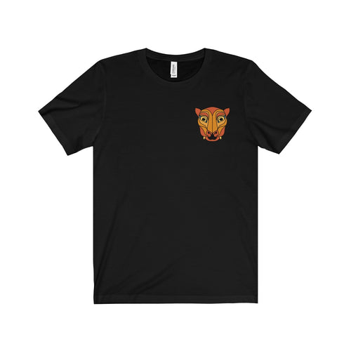 Orange Pocket Jaguar T-Shirt