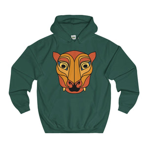 Orange Jaguar Hoodie