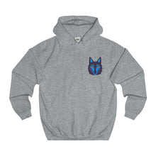 Blue Pocket Wolf Hoodie