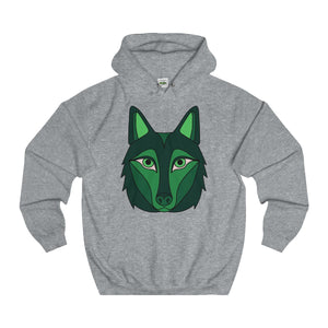 Green Wolf Hoodie